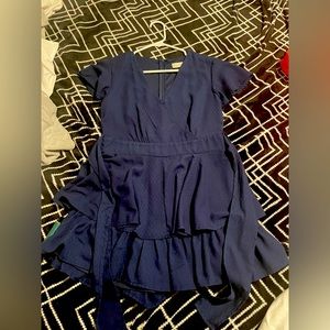 Altar’d State Navy Blue Romper
